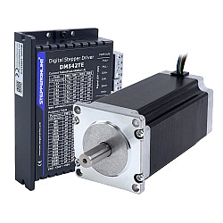 Zestaw CNC z silnikiem krokowym 1-osiowym serii TES 3,0Nm(424,83oz.in) Silnik krokowy Nema 23 i sterownik DM542TE