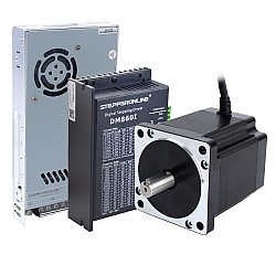 Zestaw 1-osiowego silnika krokowego CNC 8,0Nm(1132,89oz.in)) Silnik krokowy Nema 34 i sterownik oraz zasilacz 60V