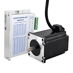 1-osiowy zestaw krokowy CNC 1,85Nm(262,03oz.in) Nema 23 Silnik krokowy 8mm Podwójny wał