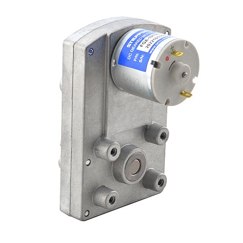 Szczotkowany silnik z przekładnią 12V DC60Kg.cm/3RPM w/ 1166:1 Przekładnia prostokątna