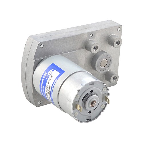 Szczotkowany silnik z przekładnią 12V DC60Kg.cm/3.5RPM w/ 1166:1 Przekładnia prostokątna