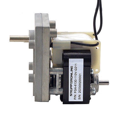 Szczotkowany silnik z przekładnią 110V AC40Kg.cm/15RPM w/ 211:1 Przekładnia prostokątna