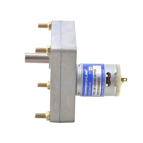 Szczotkowany silnik z przekładnią 12V DC50Kg.cm/4.1RPM w/ 1105:1 Przekładnia prostokątna