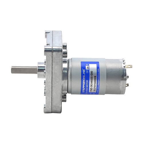 Szczotkowany silnik z przekładnią 24V DC20Kg.cm/55RPM w/ 90:1 Przekładnia prostokątna