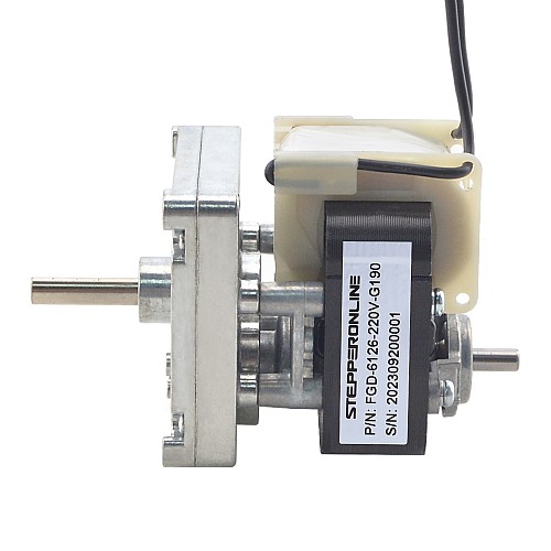 Szczotkowany silnik z przekładnią 220V AC20Kg.cm/14RPM w/ 190:1 Przekładnia prostokątna