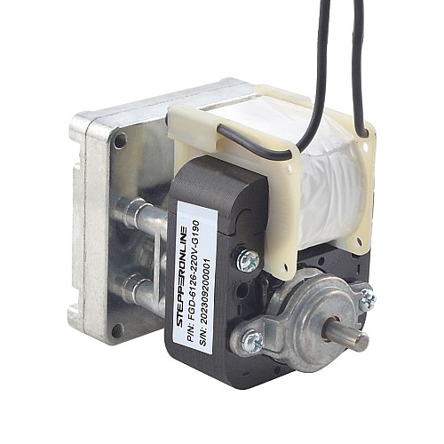 Szczotkowany silnik z przekładnią 220V AC20Kg.cm/14RPM w/ 190:1 Przekładnia prostokątna