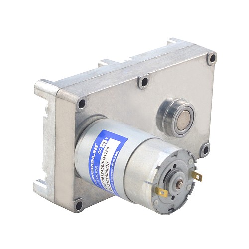 Szczotkowany silnik z przekładnią 12V DC100Kg.cm/3.3RPM w/ 1269:1 Przekładnia prostokątna