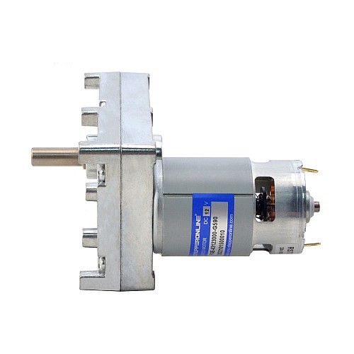 Szczotkowany silnik z przekładnią 12V DC100Kg.cm/4RPM w/ 590:1 Przekładnia prostokątna