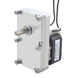 110V AC 100Kg.cm/5.5RPM w/ 590:1 Przekładnia prostokątna