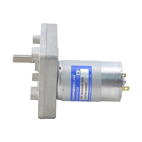 Szczotkowany silnik z przekładnią 24V DC7Kg.cm/100RPM w/ 36:1 Przekładnia prostokątna