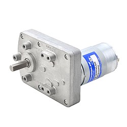 Wyprzedaż w CN — Szczotkowany silnik z przekładnią 24V DC7Kg.cm/100RPM w/ 36:1 Przekładnia prostokątna