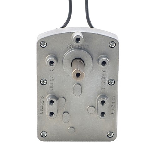 Szczotkowany silnik z przekładnią 110V AC40Kg.cm/8RPM w/ 277:1 Przekładnia czołowa prostokątna