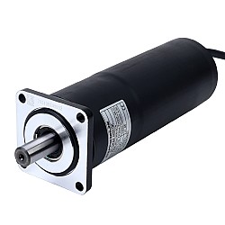Szczotkowany silnik przekładniowy 24V DC 5Nm(708,06oz.in) 100RPM z przekładnią planetarną 18:1 IP66 155°C [311°F]