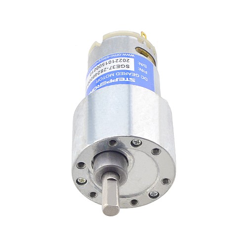 Szczotkowany silnik przekładniowy 24V DC 8,5kg.cm/25obr./min Przekładnia czołowa 180:1