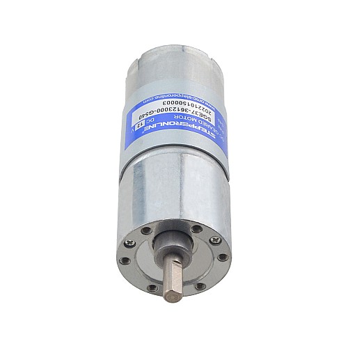 Szczotkowany silnik przekładniowy 12V DC 50kg.cm/4,2obr./min Przekładnia czołowa 540:1