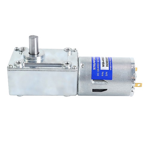 Szczotkowany silnik z przekładnią 24V DC 30Kg.cm/12RPM w/ 422:1 Przekładnia ślimakowa - WGA-4058247000-G422 | StepperOnline