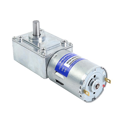 Szczotkowany silnik z przekładnią 24V DC 30Kg.cm/12RPM w/ 422:1 Przekładnia ślimakowa - WGA-4058247000-G422 | StepperOnline
