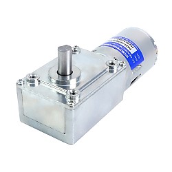 Szczotkowany silnik z przekładnią 24V DC 30Kg.cm/12RPM w/ 422:1 Przekładnia ślimakowa