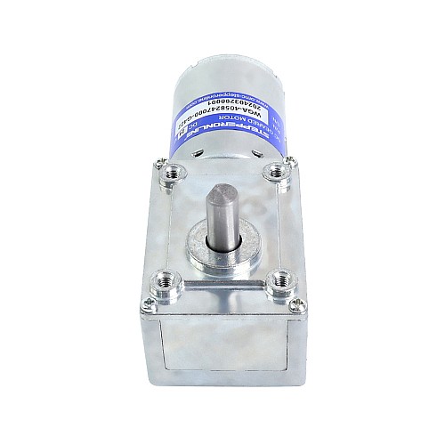 Szczotkowany silnik z przekładnią 24V DC 30Kg.cm/12RPM w/ 422:1 Przekładnia ślimakowa - WGA-4058247000-G422 | StepperOnline
