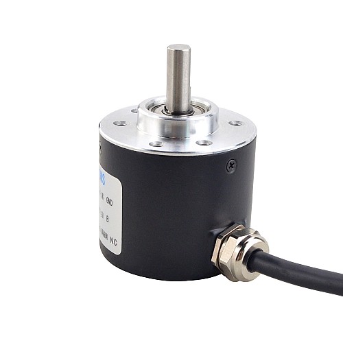 600PPR Przyrostowy enkoder obrotowy ABZ 3-kanałowy wałek 6 mm ISC4006