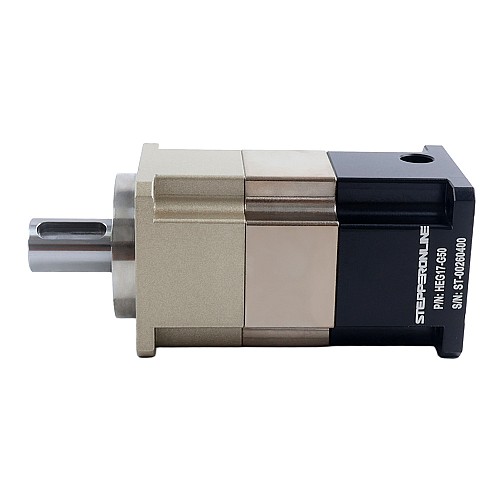 Przekładnia śrubowa serii HEG, przełożenie 50:1, luz 5arc-min dla silnika krokowego Nema 17 - HEG17-G50 | StepperOnline