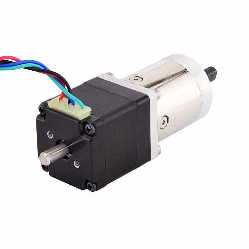 Nema 11 Stepper L=31mm z tylnym wałem i przekładnią planetarną 14:1 Nema 11 Stepper L=31mm z tylnym wałem i przekładnią planetarną 14:1