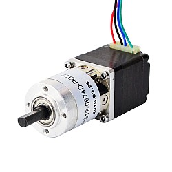 Nema 11 Stepper L=31mm z tylnym wałem i przełożeniem 27:1 Przekładnia planetarna