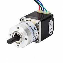 Nema 11 Stepper L=31mm z tylnym wałem i otworem na śrubę oraz przełożeniem 5:1