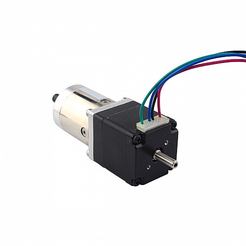 Nema 11 Stepper L=31mm z tylnym wałem i otworem na śrubę Przełożenie 27:1