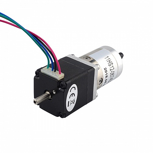 Nema 11 Stepper L=31mm z tylnym wałem i otworem na śrubę Przełożenie 27:1