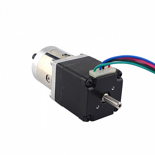 Nema 11 Stepper L=31mm z tylnym wałem i otworem na śrubę Przełożenie 5:1 Nema 11 Stepper L=31mm z tylnym wałem i otworem na śrubę Przełożenie 5:1