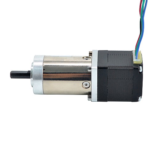 Dwubiegunowy silnik krokowy Nema 11 L=32mm z przełożeniem przekładni planetarnej 100:1 - 11HS12-0674S-PG100 | StepperOnline