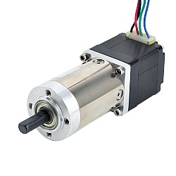 Dwubiegunowy silnik krokowy Nema 11 L=32mm z przełożeniem przekładni planetarnej 100:1