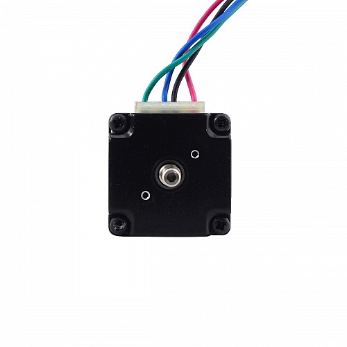 Nema 11 Stepper L=51mm z tylnym wałem i otworem na śrubę i przełożeniem 14:1 Nema 11 Stepper L=51mm z tylnym wałem i otworem na śrubę i przełożeniem 14:1