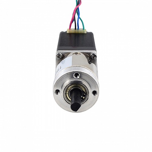 Nema 11 Stepper L=51mm z tylnym wałem i otworem na śrubę i przełożeniem 14:1 Nema 11 Stepper L=51mm z tylnym wałem i otworem na śrubę i przełożeniem 14:1
