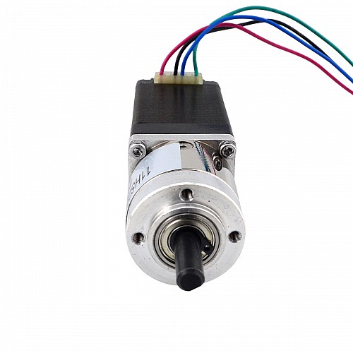 Nema 11 Stepper L=51mm z tylnym wałem i otworem na śrubę i przełożeniem 5:1