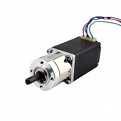 Nema 11 Stepper L=51mm z tylnym wałem i otworem na śrubę i przełożeniem 5:1