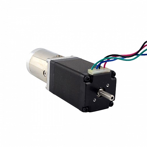Nema 11 Stepper L=51mm z tylnym wałem i otworem na śrubę i przełożeniem 51:1