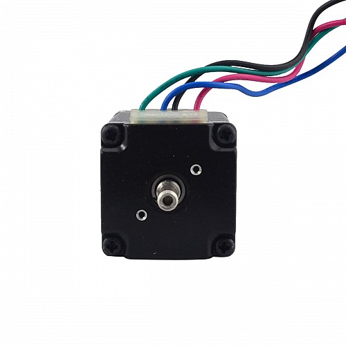 Nema 11 Stepper L=51mm z tylnym wałem i otworem na śrubę i przełożeniem 51:1