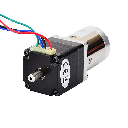 Nema 11 Stepper L=31mm z tylnym wałem i przełożeniem 27:1 Przekładnia planetarna