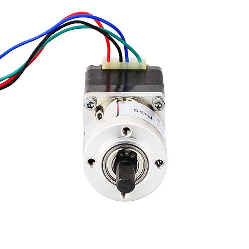 Nema 11 Stepper L=31mm z tylnym wałem i otworem na śrubę oraz przełożeniem 5:1