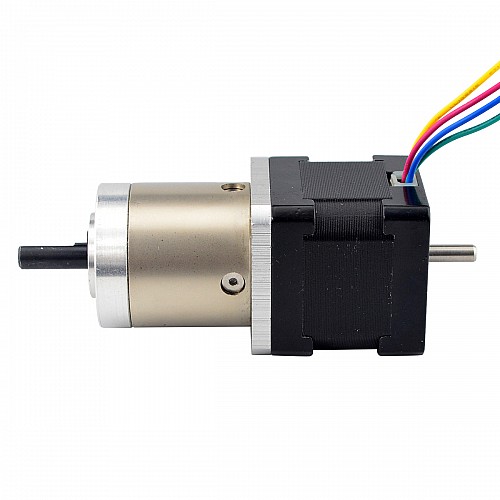 Nema 14 Stepper L=34mm z tylnym wałem i otworem na śrubę i przełożeniem 19:1