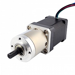 Nema 14 Stepper L=52mm z tylnym wałem i otworem na śrubę i przełożeniem przekładni 14:1