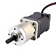 Nema 14 Stepper L=52mm z tylnym wałem i otworem na śrubę i przełożeniem przekładni 14:1 Nema 14 Stepper L=52mm z tylnym wałem i otworem na śrubę i przełożeniem przekładni 14:1