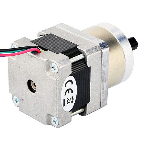 Silnik krokowy Nema 16 bipolarny L=33mm z przełożeniem 5:1 przekładnia planetarna Silnik krokowy Nema 16 bipolarny L=33mm z przełożeniem 5:1 przekładnia planetarna