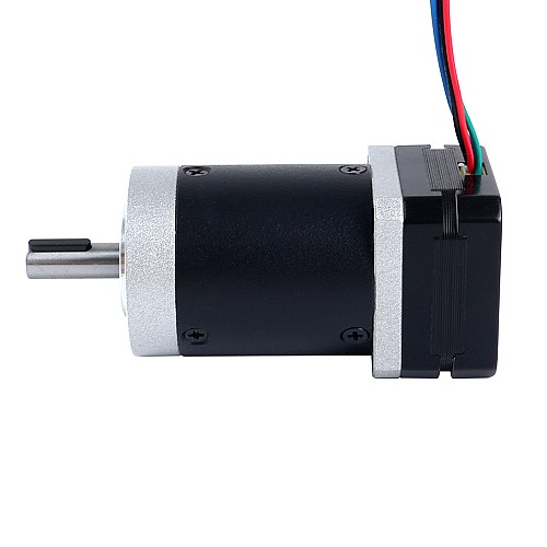 Silnik krokowy Nema 17 Bipolarny L=20,5mm z przełożeniem 100:1 Przekładnia planetarna - 17HS08-1004S-HG100 | StepperOnline
