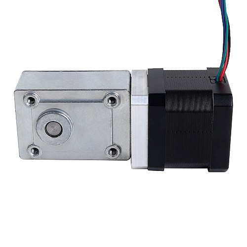 Silnik krokowy Nema 17 L = 39mm 1,68A Przełożenie przekładni 40:1 Kwadratowa przekładnia ślimakowa - 17HS15-1684S-WG40 | StepperOnline