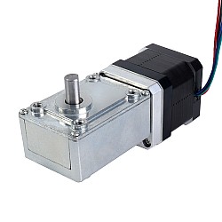 Silnik krokowy Nema 17 L = 39mm 1,68A Przełożenie przekładni 40:1 Kwadratowa przekładnia ślimakowa