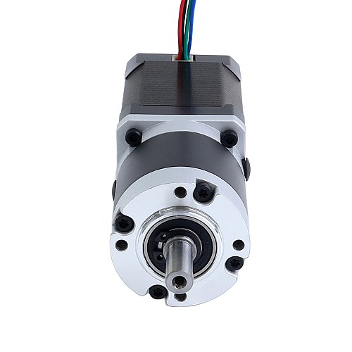 Silnik krokowy Nema 17 bipolarny L=60mm z przekładnią planetarną serii MG przełożeni 100:1 - 17HS24-2104S-MG100 | StepperOnline
