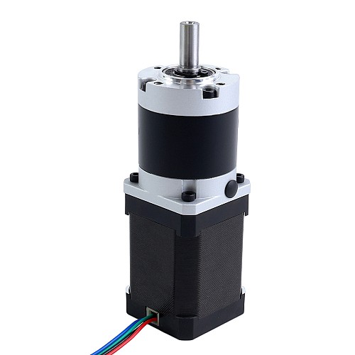 Silnik krokowy Nema 17 bipolarny L=60mm z przekładnią planetarną serii MG przełożeni 100:1 - 17HS24-2104S-MG100 | StepperOnline